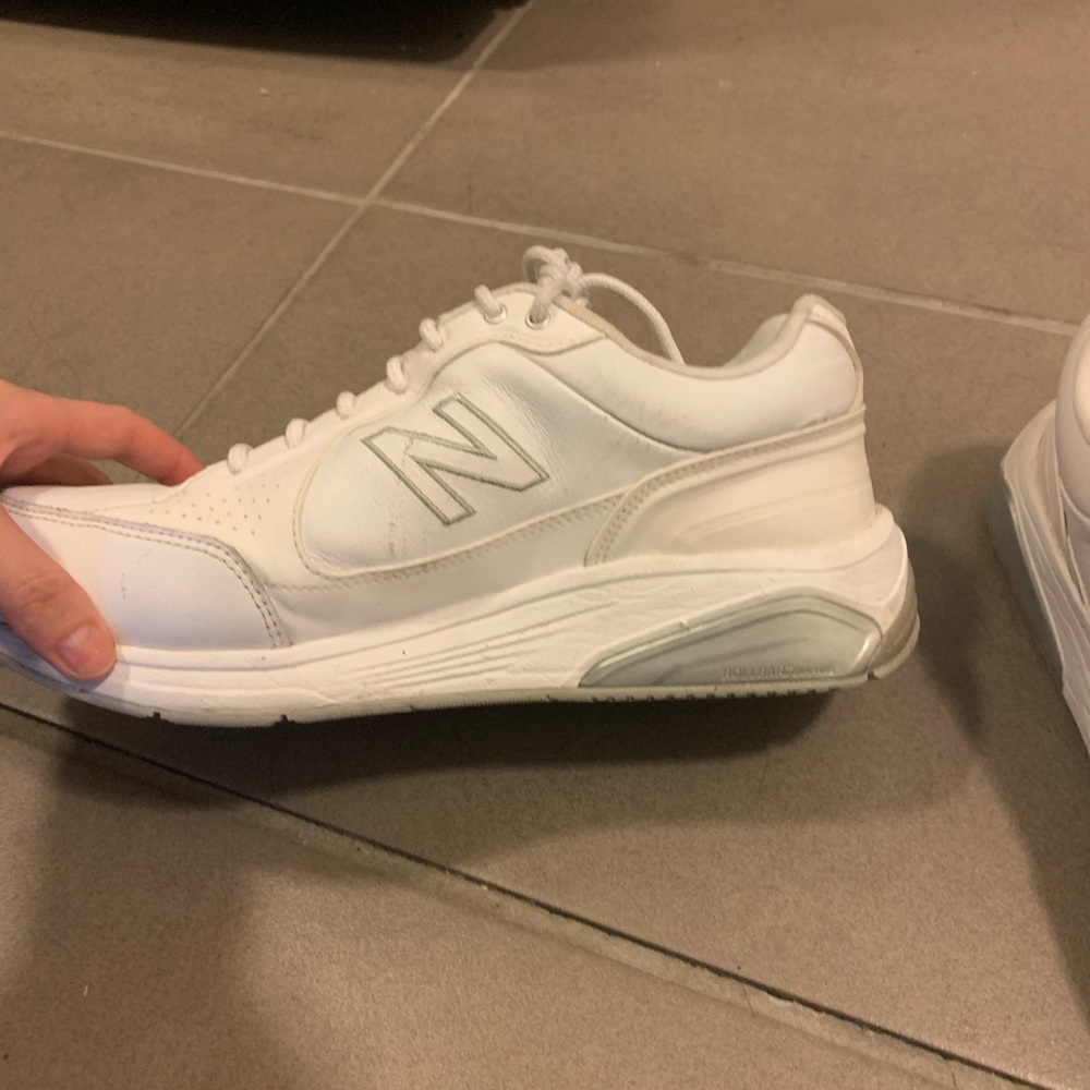 Ladies White New Balance Size 8